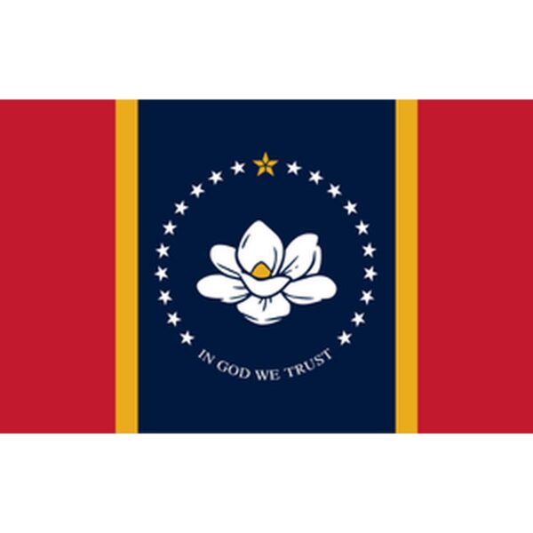 Mississippi Polyester Flag - New Design