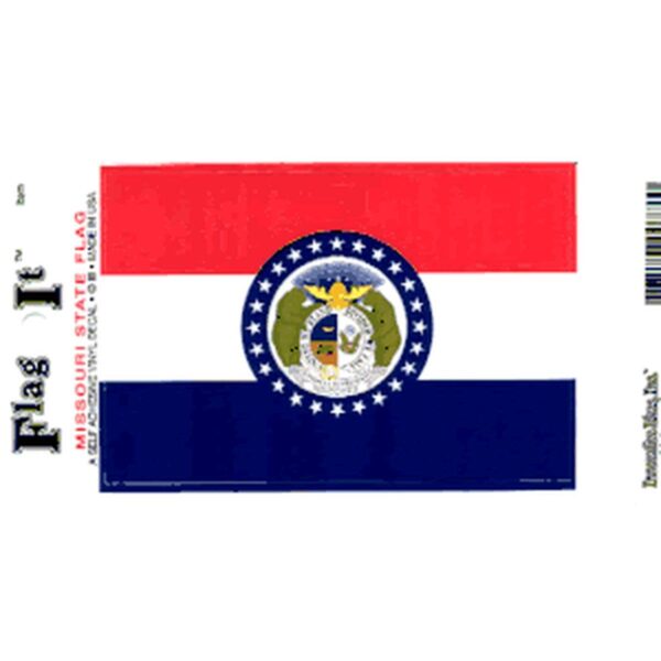 Missouri Flag DecalPack of 6