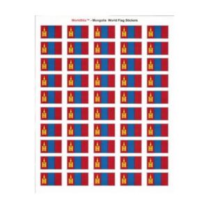 Mongolia Sheet of 50 Stickers