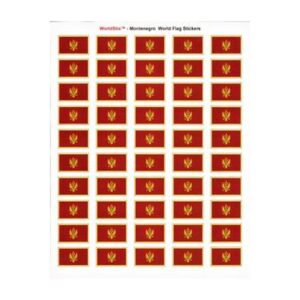 Montenegro Sheet of 50 Stickers
