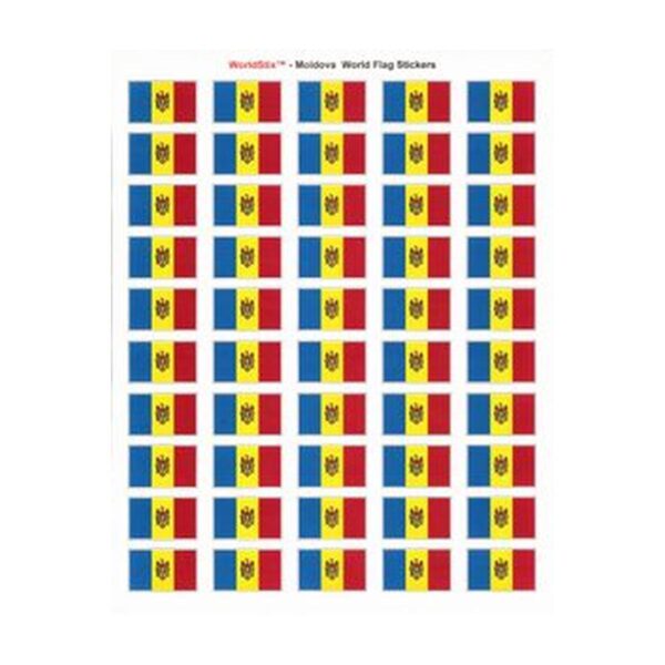Moldova Sheet of 50 Stickers