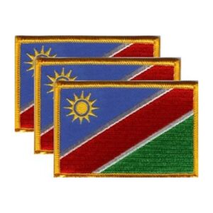 Namibia Flag PatchPack of 3