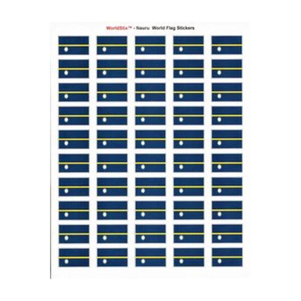 Nauru Sheet of 50 Stickers