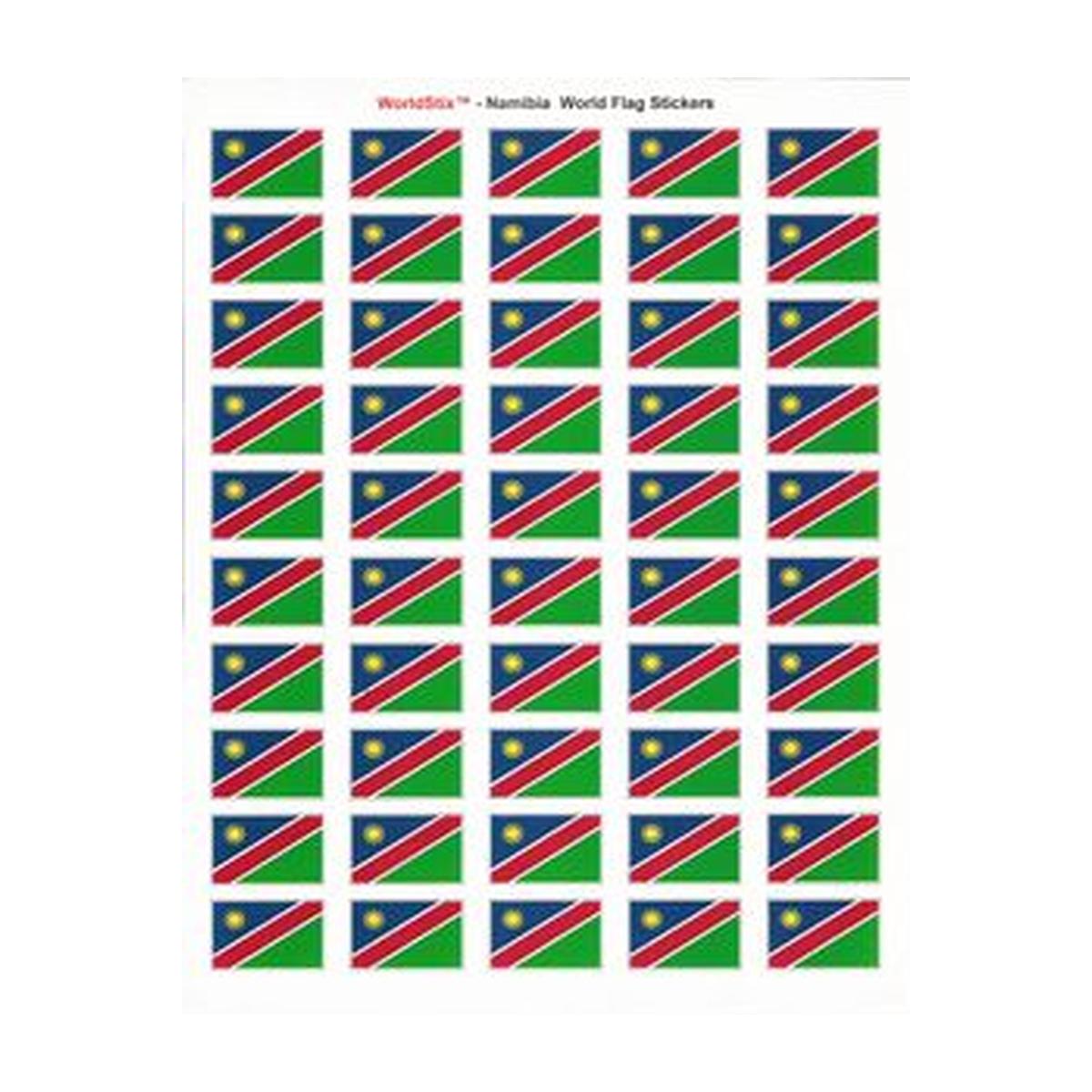 Namibia Sheet of 50 Stickers