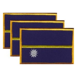 Nauru Flag PatchPack of 3