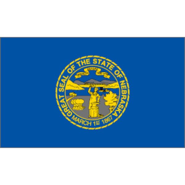 Nebraska Polyester Flag