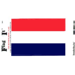 Netherlands Flag DecalPack of 6