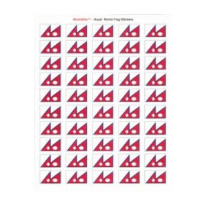 Nepal Sheet of 50 Stickers