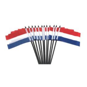 Netherlands Miniature Flags – 12 Pack