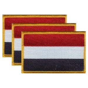 Netherlands Flag PatchPack of 3