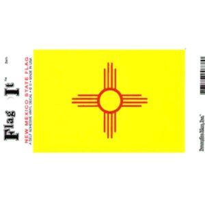 New Mexico Flag DecalPack of 6