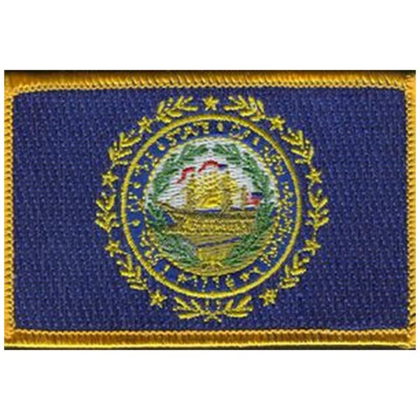 New Hampshire Flag PatchPack of 3