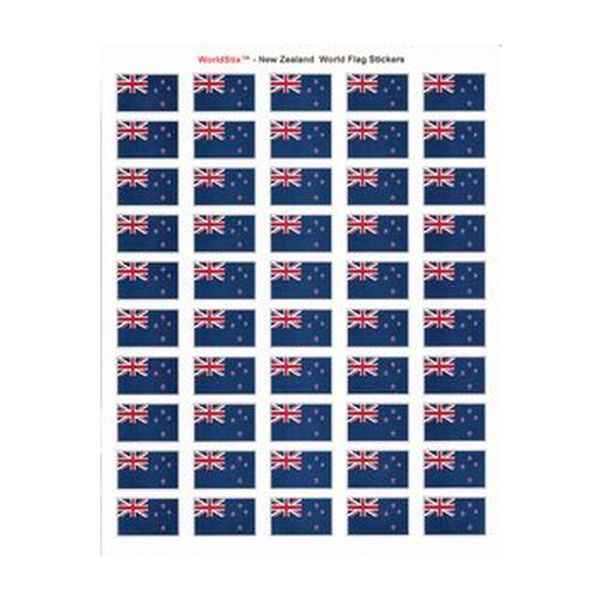 New Zealand Sheet of 50 Stickers