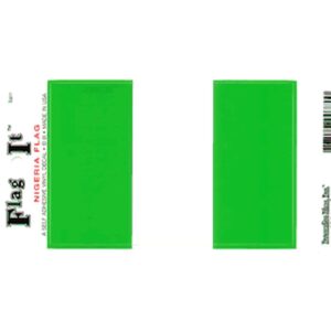 Nigeria Flag DecalPack of 6