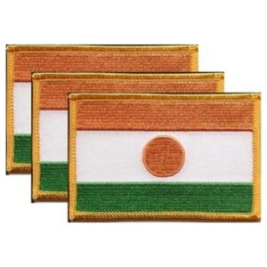 Niger Flag PatchPack of 3
