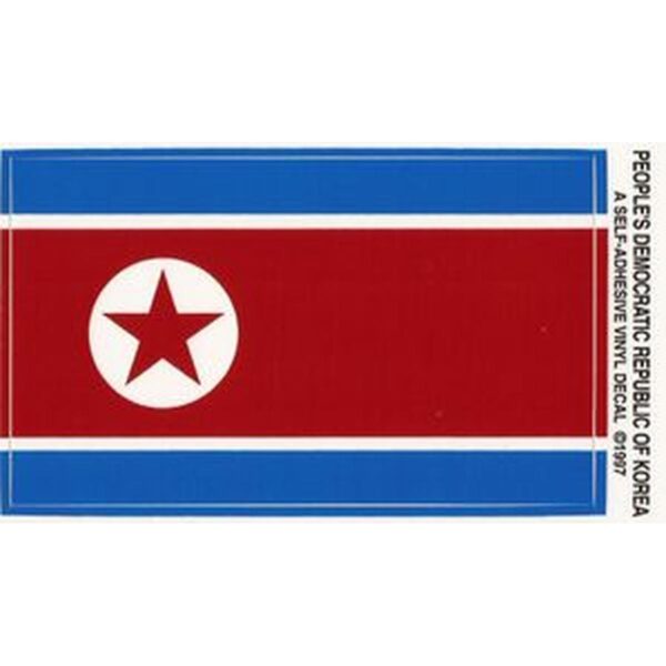 North Korea Pack of 25 Decals