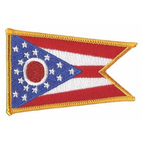 Ohio Flag PatchPack of 3