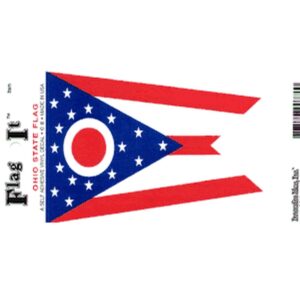 Ohio Flag DecalPack of 6