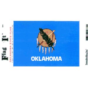 Oklahoma Flag DecalPack of 6