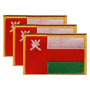 Oman Flag PatchPack of 3