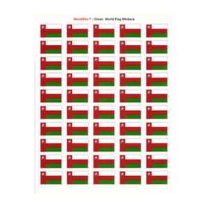 Oman Sheet of 50 Stickers
