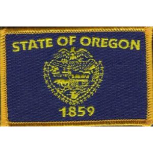 Oregon Flag PatchPack of 3