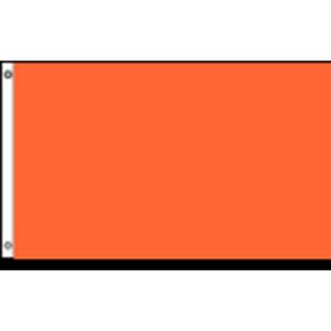 Orange Solid Color Flag