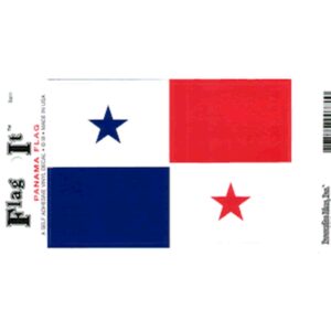 Panama Flag DecalPack of 6