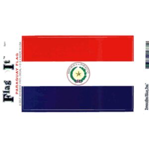 Paraguay Flag DecalPack of 6