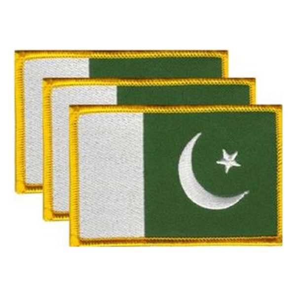 Pakistan Flag PatchPack of 3