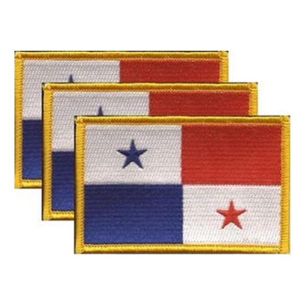Panama Flag PatchPack of 3