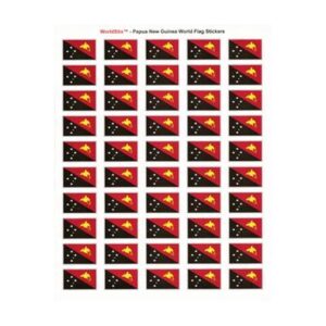 Papua New Guinea Sheet of 50 Stickers