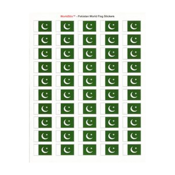 Pakistan Sheet of 50 Stickers