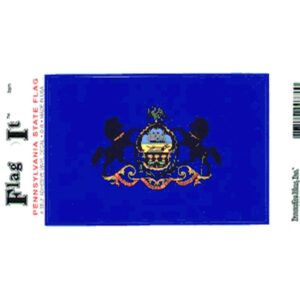 Pennsylvania Flag DecalPack of 6