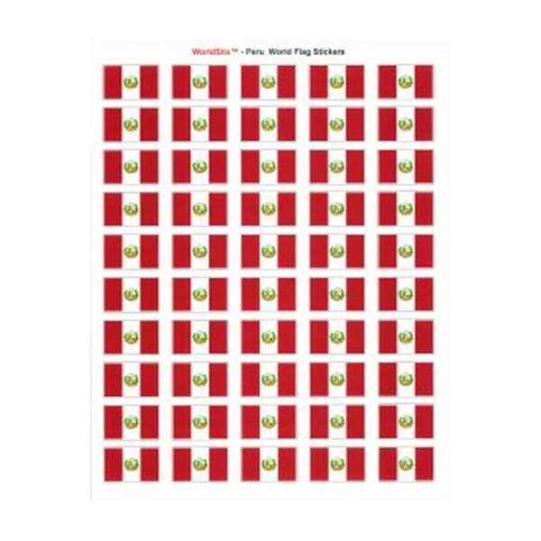Peru Sheet of 50 Stickers
