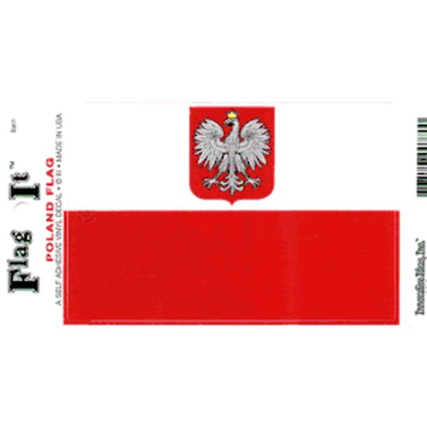 Poland Flag DecalPack of 6