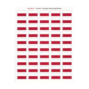 Poland Sheet of 50 Stickers