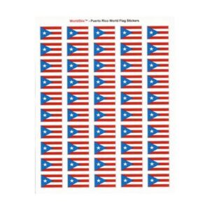 Puerto Rico Sheet of 50 Stickers