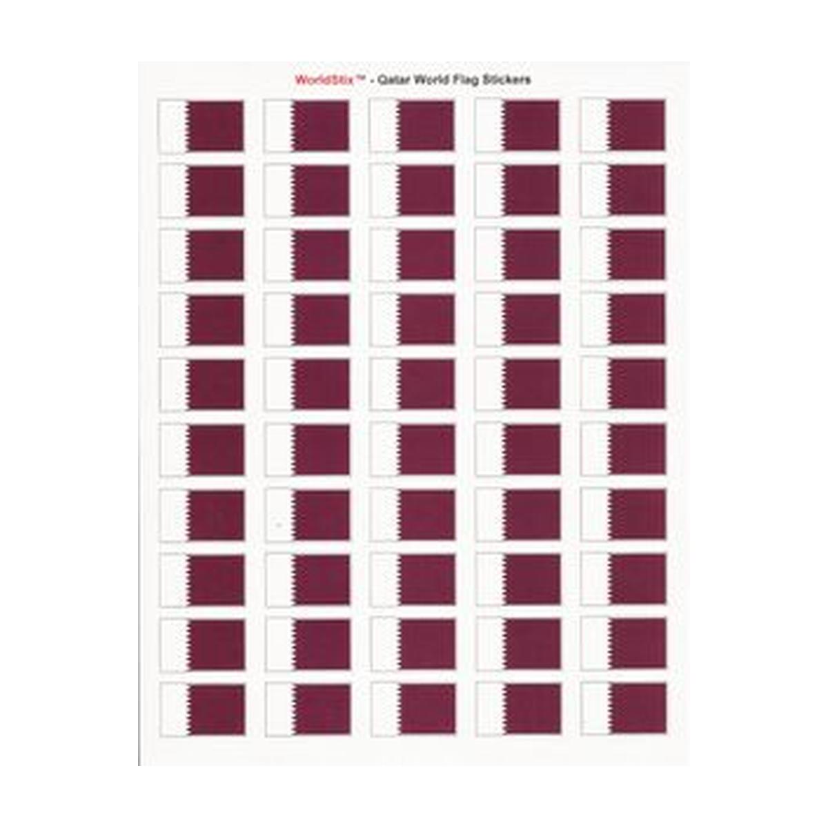Qatar Sheet of 50 Stickers