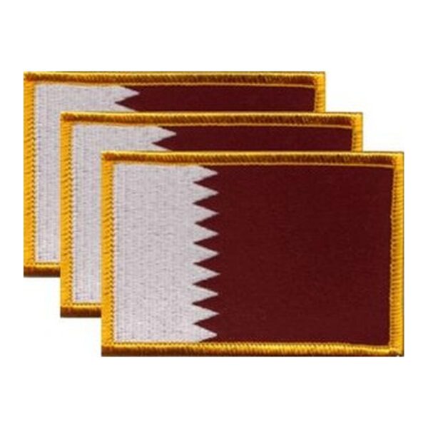 Qatar Flag PatchPack of 3