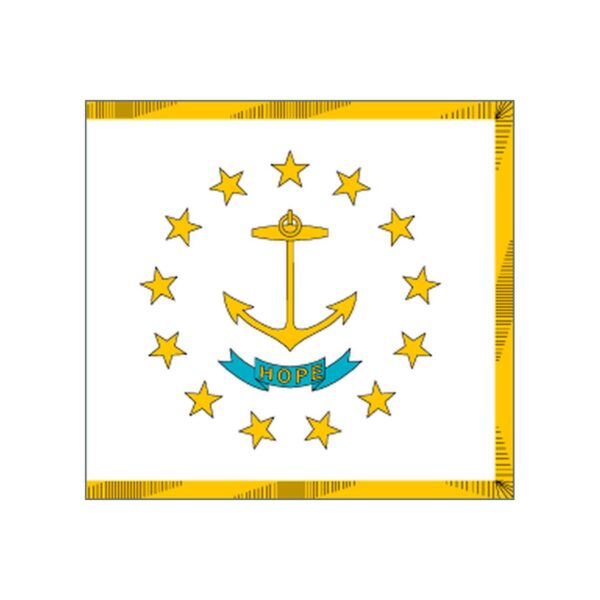 Rhode Island Polyester Flag