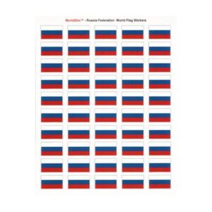 Russia Sheet of 50 Stickers