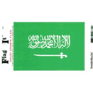Saudi Arabia Flag DecalPack of 6
