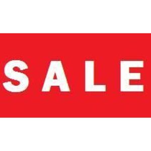 Sale Flag, Red