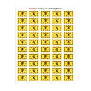 Scotland Lion Sheet of 50 Stickers