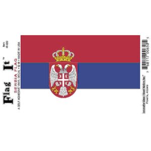 Serbia Flag DecalPack of 6