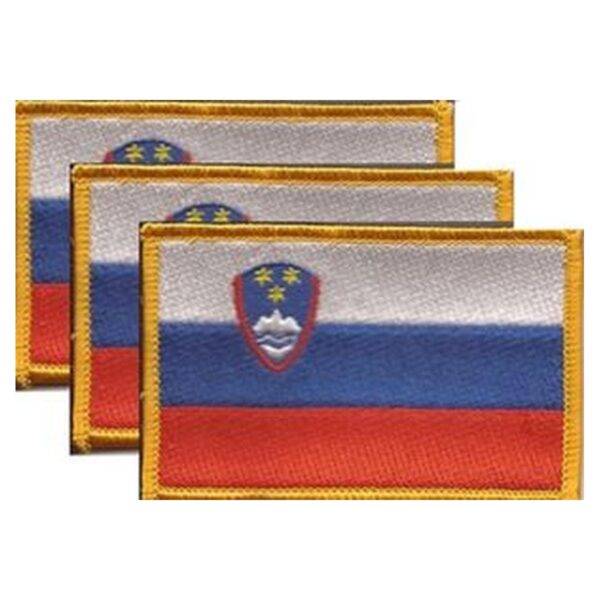 Slovenia Flag PatchPack of 3