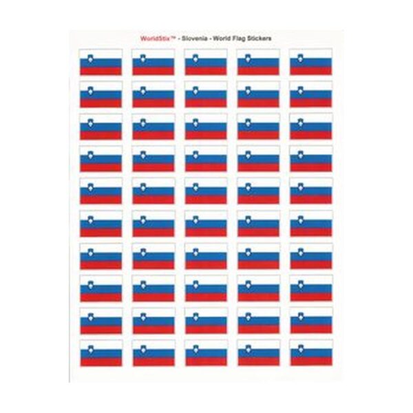 Slovenia Sheet of 50 Stickers