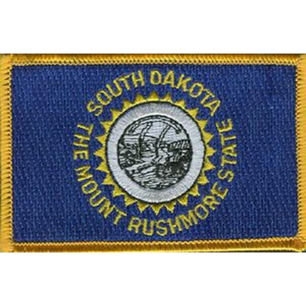 South Dakota Flag PatchPack of 3
