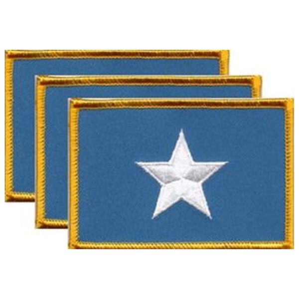 Somalia Flag PatchPack of 3